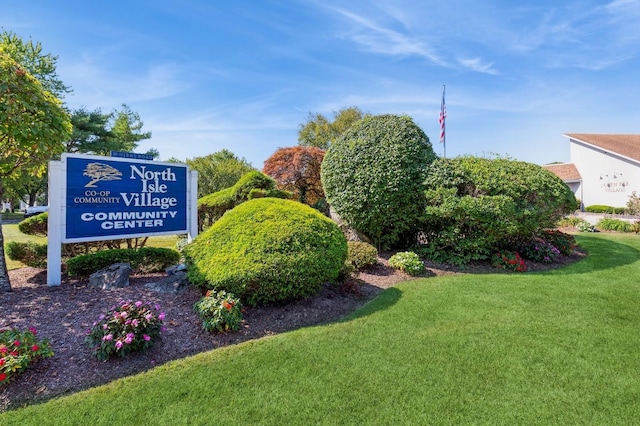 17 Cheyenne Ct Unit C17, Coram, NY 11727 - community sign with a yard