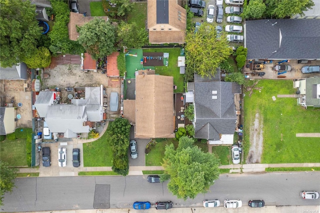 69 Myrtle Ave, Westbury, NY 11590 - aerial overview of property's location featuring nearby suburban area