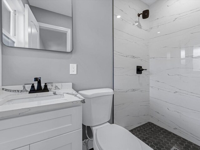 7 Pal Way, Plainview, NY 11803 - bathroom with toilet, a shower stall, and vanity