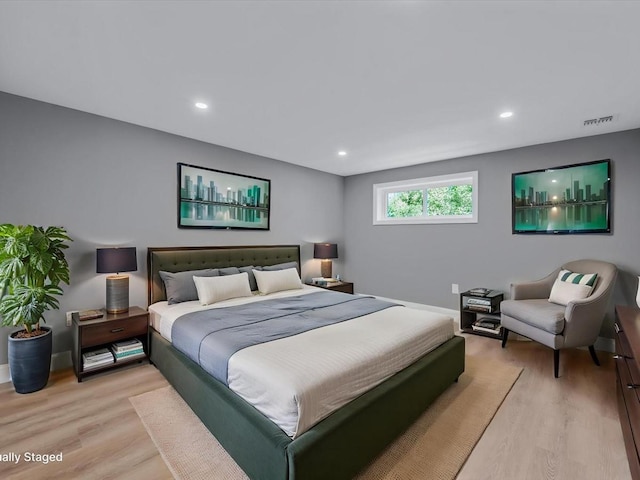 7 Pal Way, Plainview, NY 11803 - bedroom with light wood-style flooring, recessed lighting, and baseboards