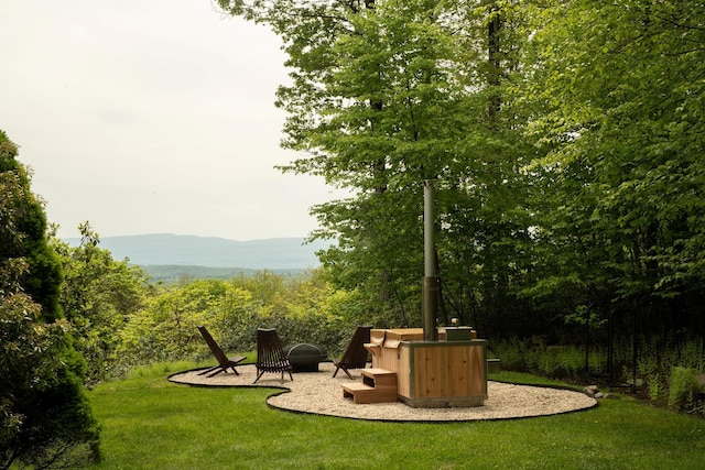 89 Stillerberg Strada, Kerhonkson, NY 12446 - view of grassy yard featuring a forest view and a mountain view