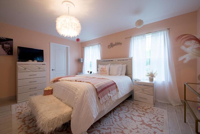 16 Kukas Rd, Monticello, NY 12701 - bedroom featuring a chandelier