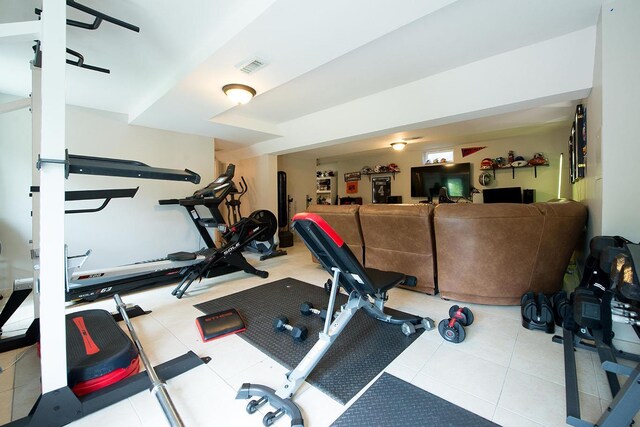 16 Kukas Rd, Monticello, NY 12701 - workout area with tile patterned floors