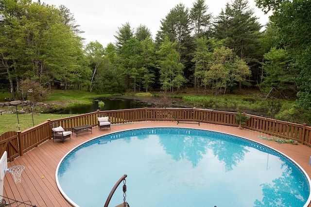 16 Kukas Rd, Monticello, NY 12701 - swimming pool featuring a deck with water view