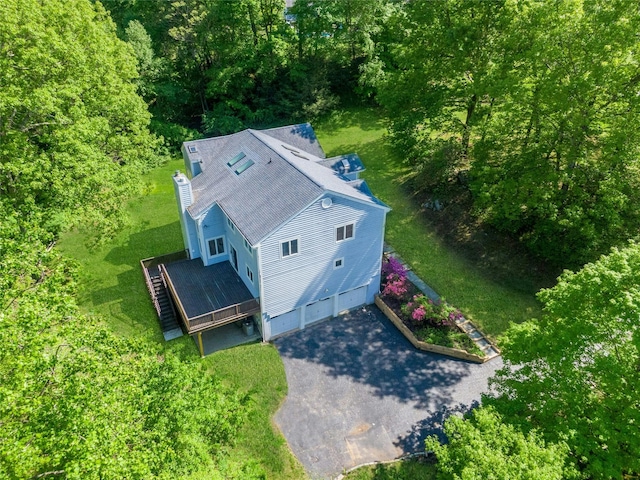 14 Cross Rd, Cortlandt Manor, NY 10567 - view of subject property with a heavily wooded area