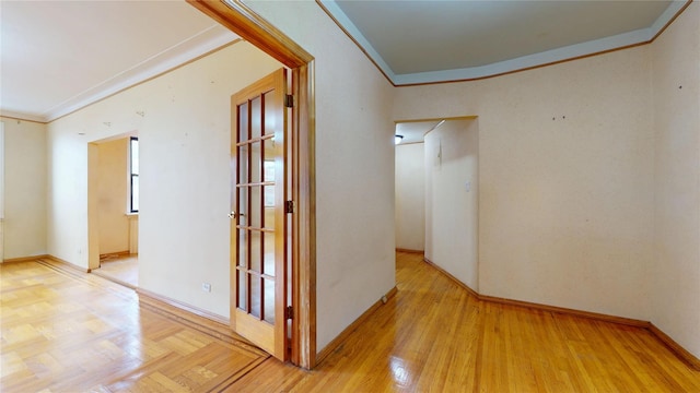 3250 Coney Island Ave Unit E15, Brooklyn, NY 11235 - unfurnished room with ornamental molding, light wood-type flooring, and baseboards