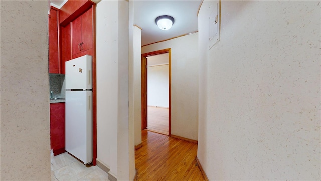 3250 Coney Island Ave Unit E15, Brooklyn, NY 11235 - hallway with light wood-style flooring and baseboards