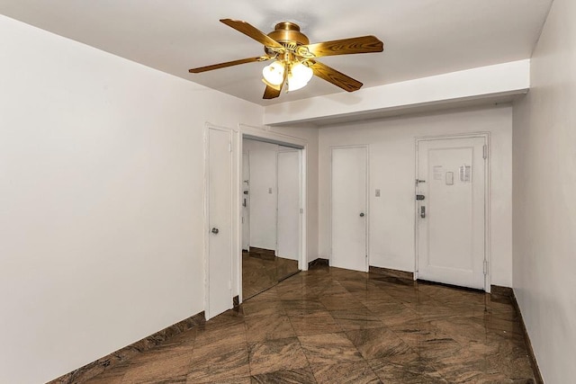 87-40 Francis Lewis Blvd Unit B38, Queens Village, NY 11427 - entrance foyer with ceiling fan