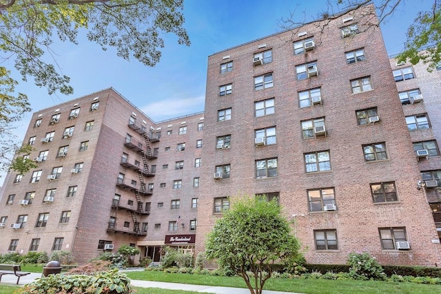 87-40 Francis Lewis Blvd Unit B38, Queens Village, NY 11427 - view of apartment building / complex with cooling unit