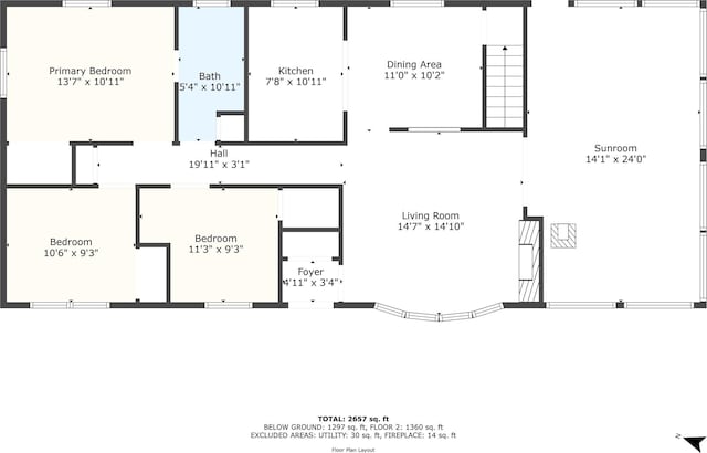 218 Cliff Rd W, Wading River, NY 11792 - floor plan / room layout