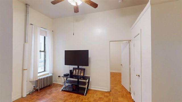 206 W 121st St Unit C, New York Manhattan, NY 10027 - bedroom featuring radiator and baseboards
