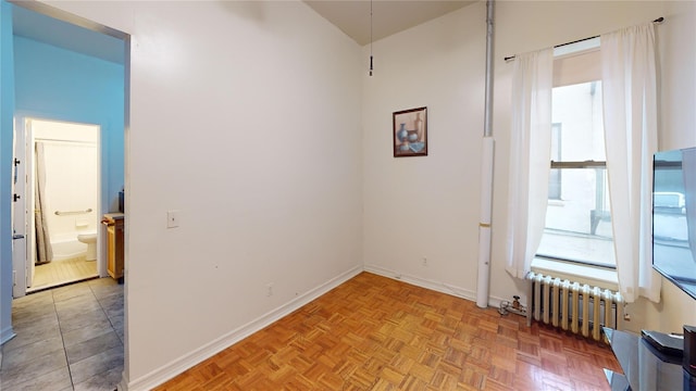 206 W 121st St Unit C, New York Manhattan, NY 10027 - unfurnished room with radiator and baseboards