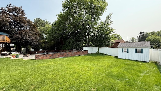 4 Rosemont Dr, New City, NY 10956 - view of yard with a patio area and an outbuilding