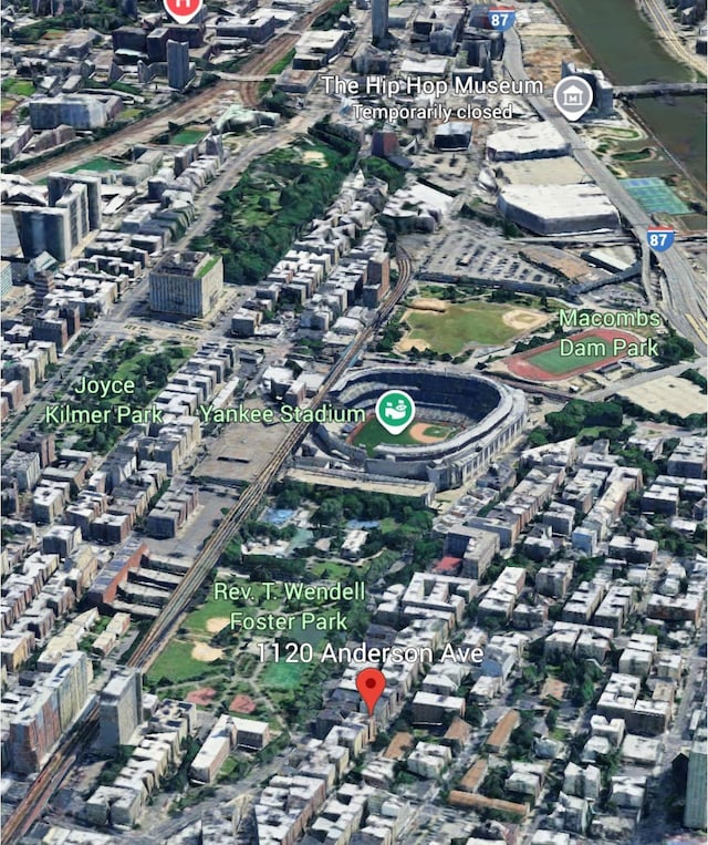 1120 Anderson Ave, Bronx, NY 10452 - aerial view of property and surrounding area