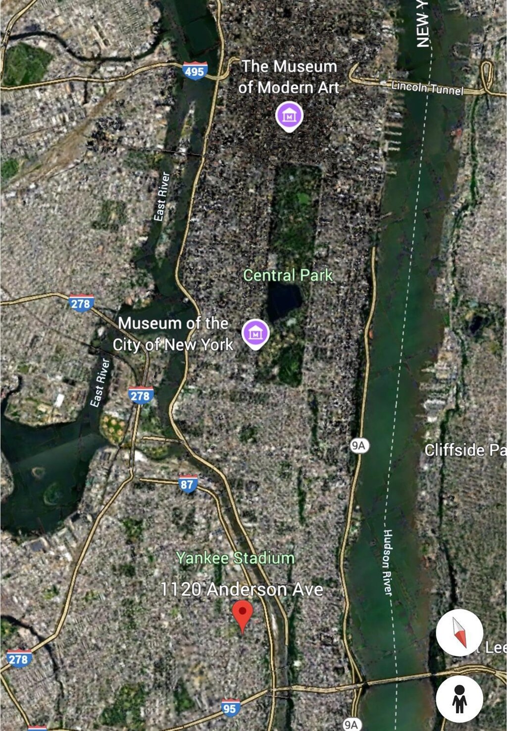 1120 Anderson Ave, Bronx, NY 10452 - map of property location