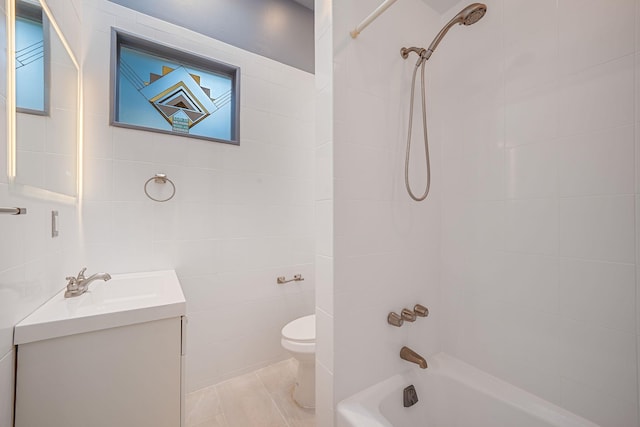146 Awixa Ave, Bay Shore, NY 11706 - bathroom with toilet, vanity, and shower / washtub combination