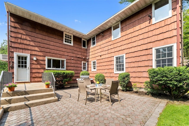 50 Burnside Dr, Hastings-On-Hudson, NY 10706 - view of patio with outdoor dining area