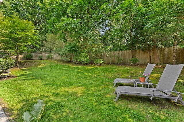 50 Burnside Dr, Hastings-On-Hudson, NY 10706 - view of fenced backyard