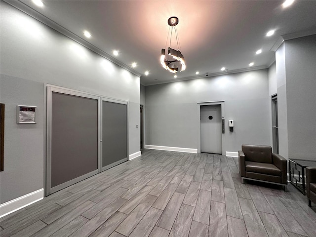 270 N Broadway Unit 2Hi, Yonkers, NY 10701 - lobby featuring ornamental molding and recessed lighting
