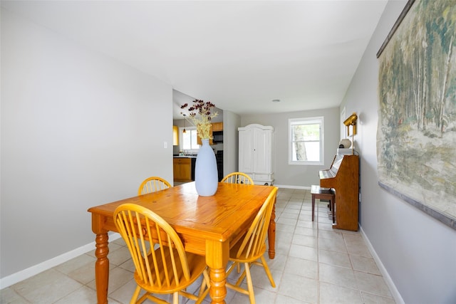 2 Princeton St, Red Hook, NY 12571 - dining area with light tile patterned flooring and baseboards