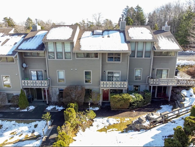 76 Highlands Dr Unit C2, Hunter, NY 12442 - view of snow covered building