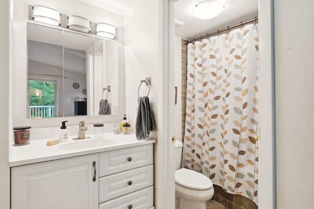 162 Forest Hill Dr, Kingston, NY 12401 - full bath with toilet, vanity, and curtained shower