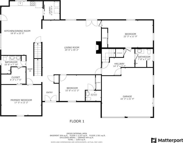 162 Forest Hill Dr, Kingston, NY 12401 - home floor plan