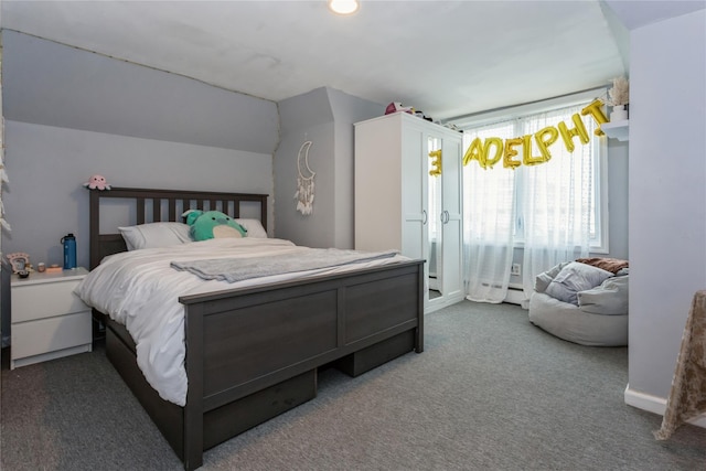161 W Walnut St, Long Beach, NY 11561 - bedroom featuring carpet flooring and baseboard heating