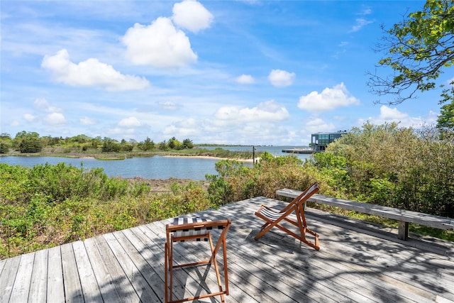 55 W End Ave, East Quogue, NY 11942 - deck with a water view