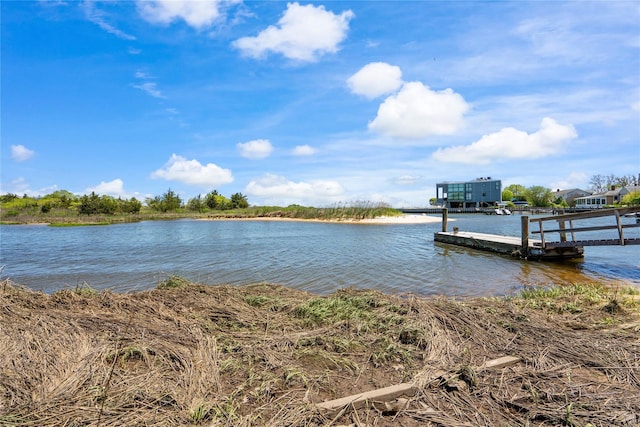 55 W End Ave, East Quogue, NY 11942 - dock featuring a water view