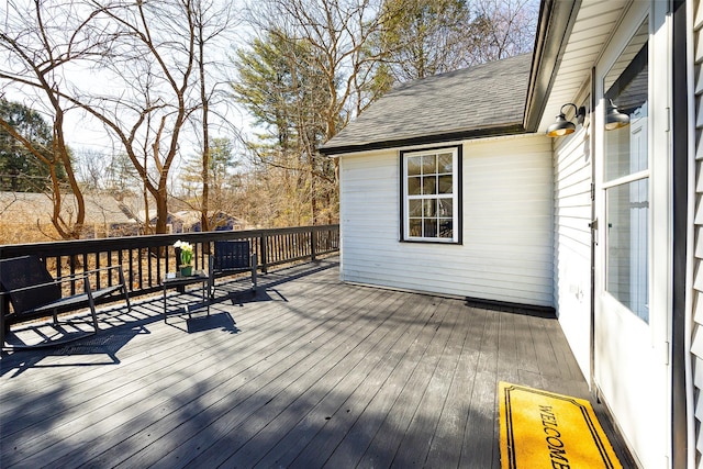 3 Holt Rd, Red Hook, NY 12571 - view of wooden terrace