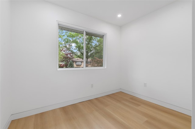155 Brooklyn Ave, Huntington, NY 11743 - spare room featuring light wood-style flooring, baseboards, and recessed lighting