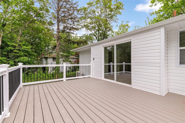 155 Brooklyn Ave, Huntington, NY 11743 - view of wooden terrace