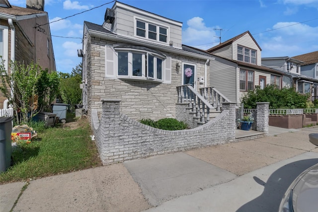 1257 E 87th St, Brooklyn, NY 11236 - view of front of home with stone siding