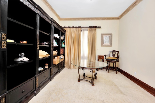 186-31 Radnor Rd, Jamaica Estates, NY 11432 - office space with ornamental molding and baseboards