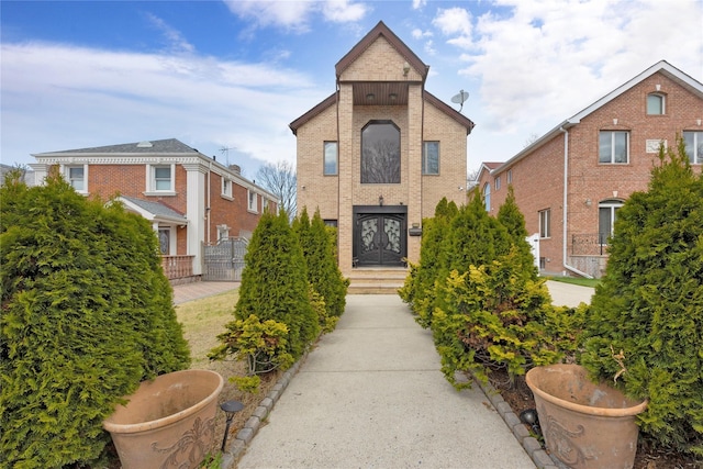 186-31 Radnor Rd, Jamaica Estates, NY 11432 - view of front of property with brick siding