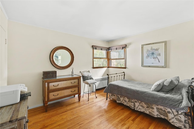 24 Brushwood Ct, East Islip, NY 11730 - bedroom with radiator and light wood-style floors