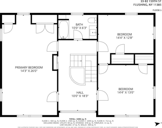 33-82 159th St, Flushing, NY 11358 - room layout