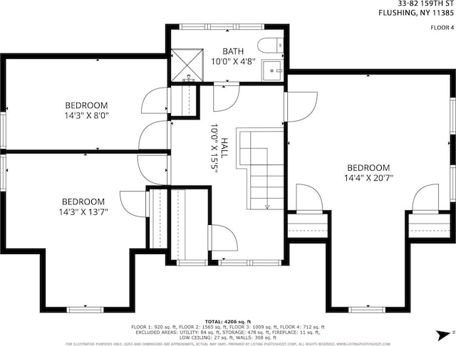 33-82 159th St, Flushing, NY 11358 - property floor plan