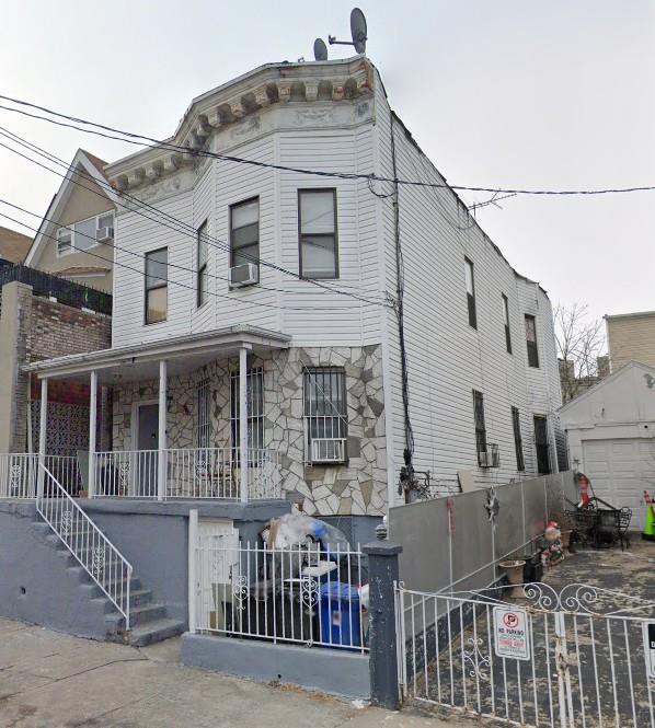 1819 Waterloo Pl, Bronx, NY 10460 - view of property with stone siding, a porch, and stairway