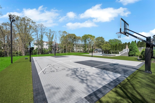 7 Ellbridge Ct, South Setauket, NY 11720 - view of sport court with community basketball court and a yard
