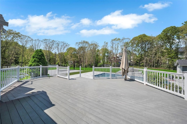 7 Ellbridge Ct, South Setauket, NY 11720 - view of wooden terrace