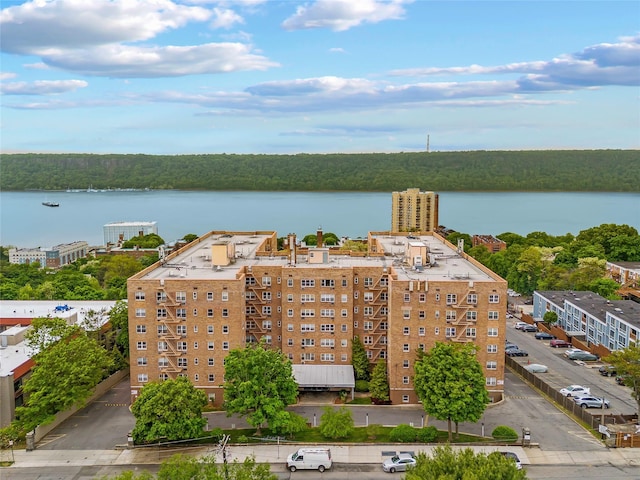 377 N Broadway Unit 402, Yonkers, NY 10701 - bird's eye view of a large body of water and a heavily wooded area