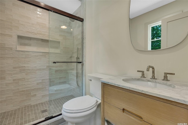 985 Track Ave, Cutchogue, NY 11935 - full bath featuring toilet, a shower stall, and vanity