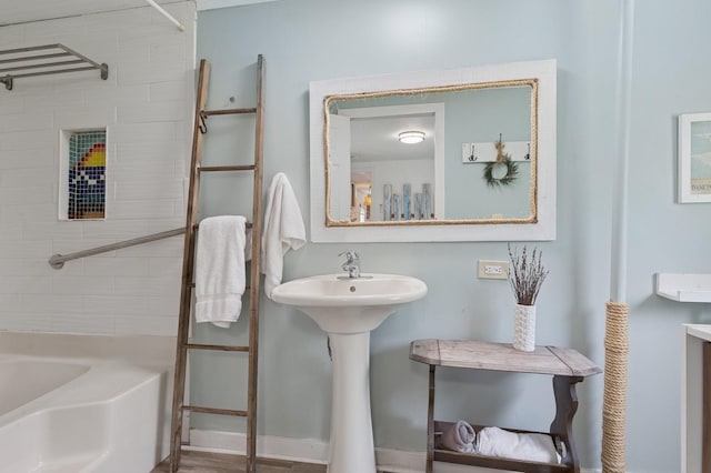 8 N Railroad Ave, Jamesport, NY 11901 - bathroom featuring  shower combination