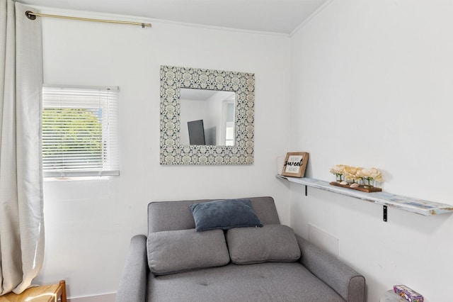 8 N Railroad Ave, Jamesport, NY 11901 - sitting room with crown molding