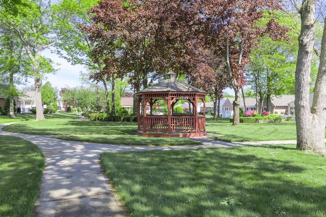 133 Revere Dr, Sayville, NY 11782 - view of home's community with a gazebo and a lawn