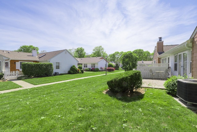 133 Revere Dr, Sayville, NY 11782 - view of yard featuring central AC unit