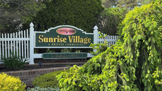 133 Revere Dr, Sayville, NY 11782 - community sign with fence