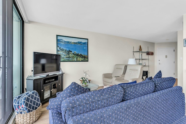 259 Dune Rd Unit 128, Westhampton Beach, NY 11978 - living area featuring wood finished floors